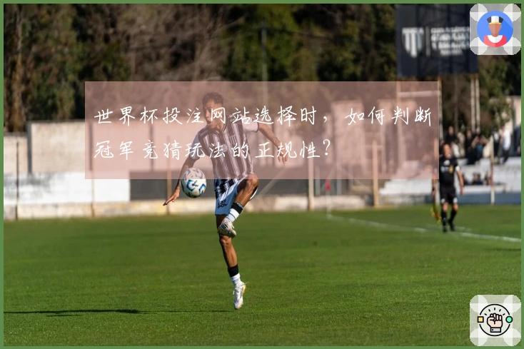 世界杯投注网站选择时，如何判断冠军竞猜玩法的正规性？