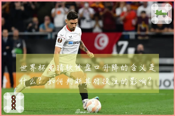 世界杯竞猜软件盘口升降的含义是什么？如何判断其对投注的影响？